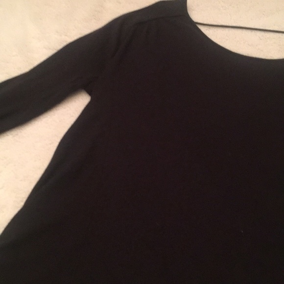 Free People Open back flowy black top - Picture 3 of 6